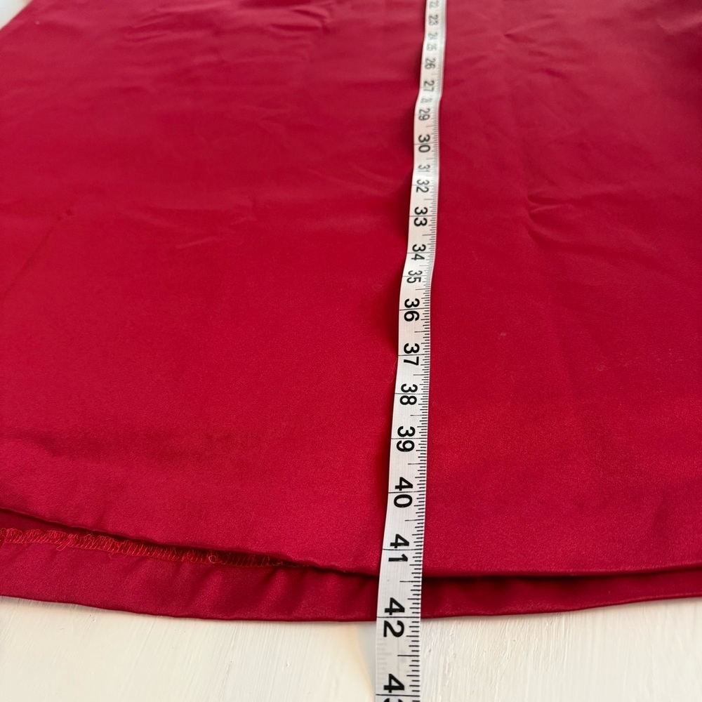 Burgandy Red Satin Skirt S Ren Faire Cosplay Whimsygoth Formal Party Renaissance - Picture 8 of 8